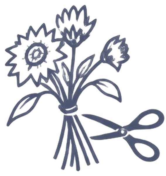 Trim the stems just before placing the flowers in water, and remove wilted blooms promptly.